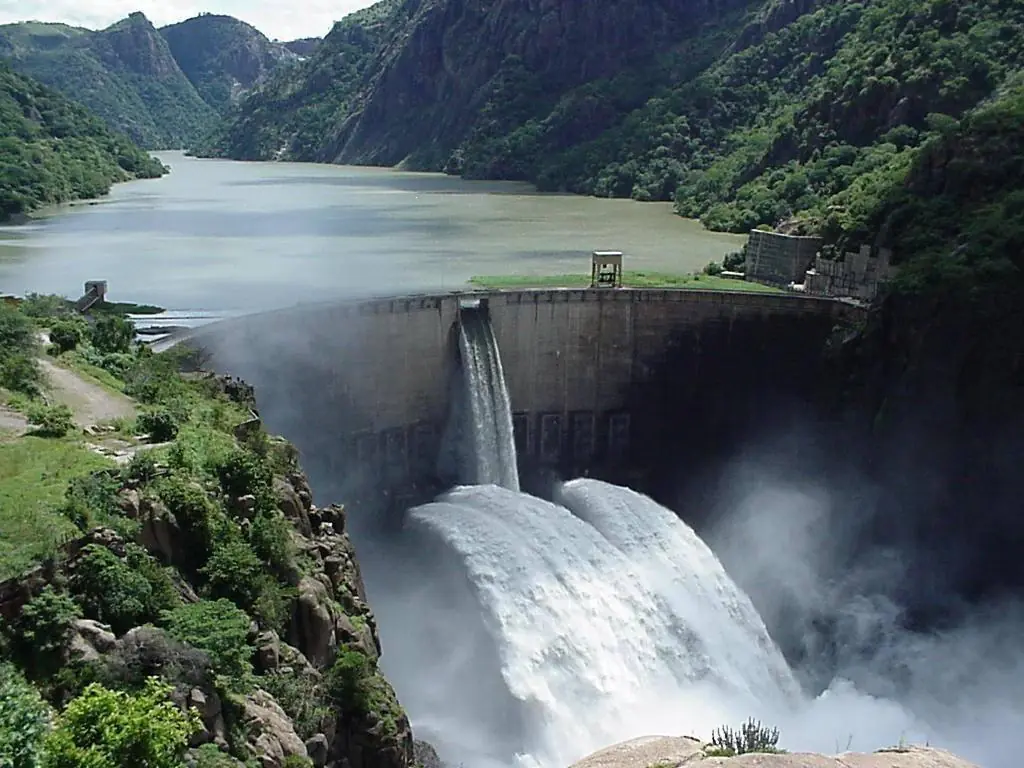 The Cahora Bassa Dam. 