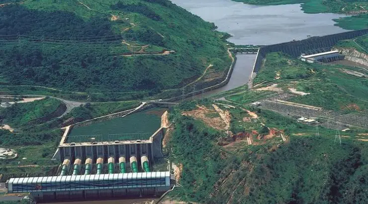 The Inga II dam.
