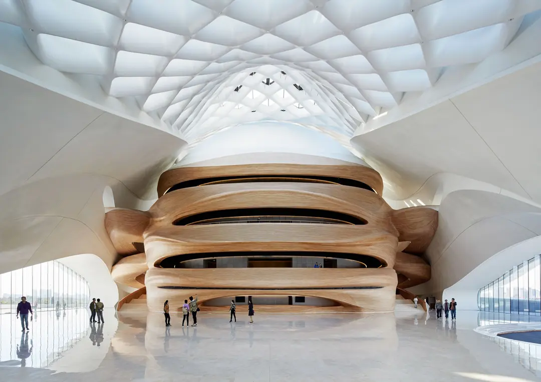 Harbin Opera House skylight and lobby.