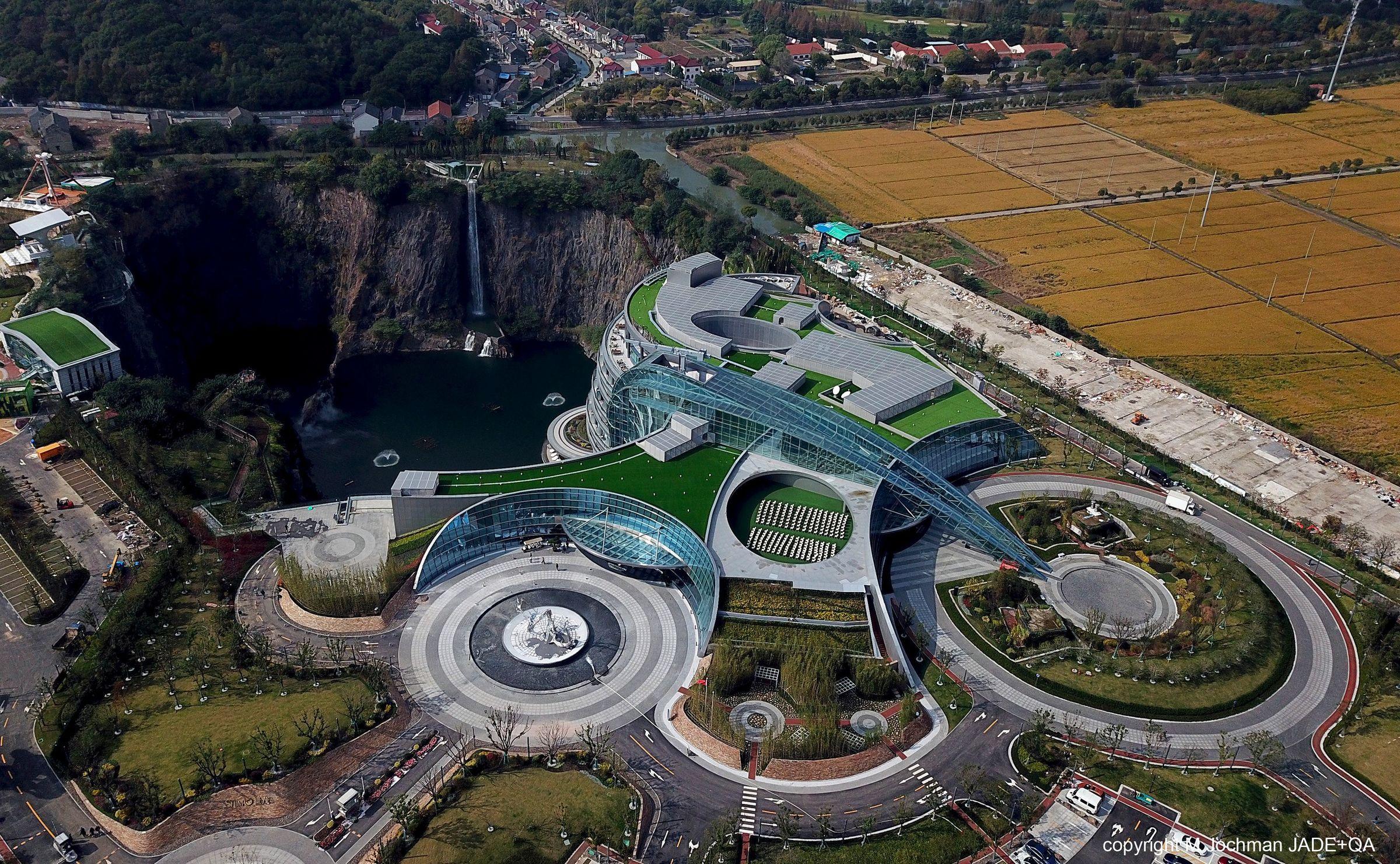 InterContinental Shanghai WonderlandTianmashan Quarry in Songjiang District. (Source: Archello)