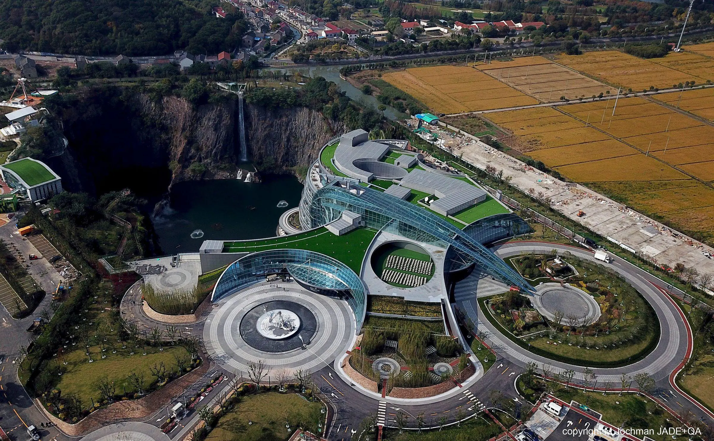 InterContinental Shanghai WonderlandTianmashan Quarry in Songjiang District. (Source: Archello)