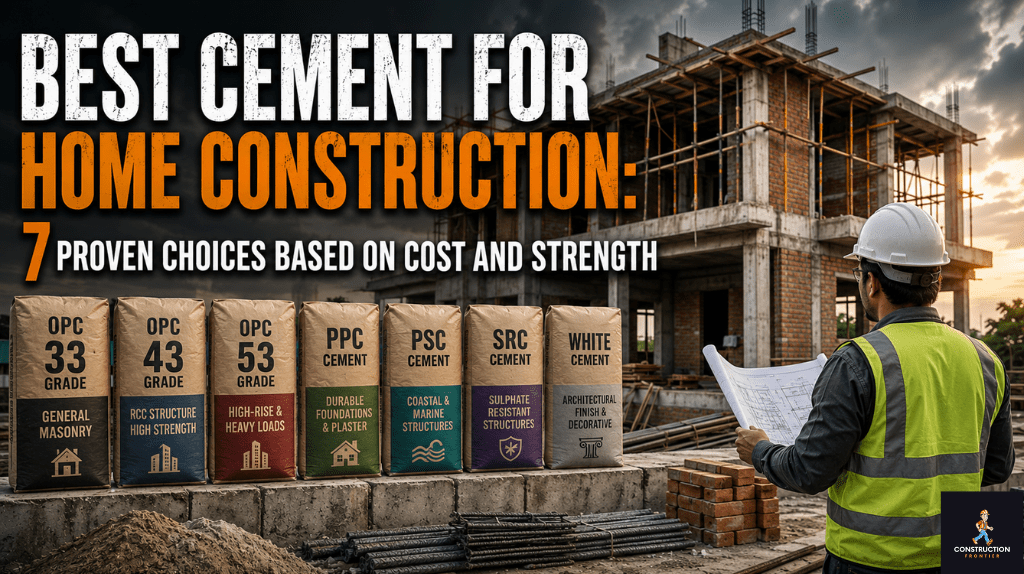 Best Cement for Home Construction 7 Proven Choices Based on Cost and Strength