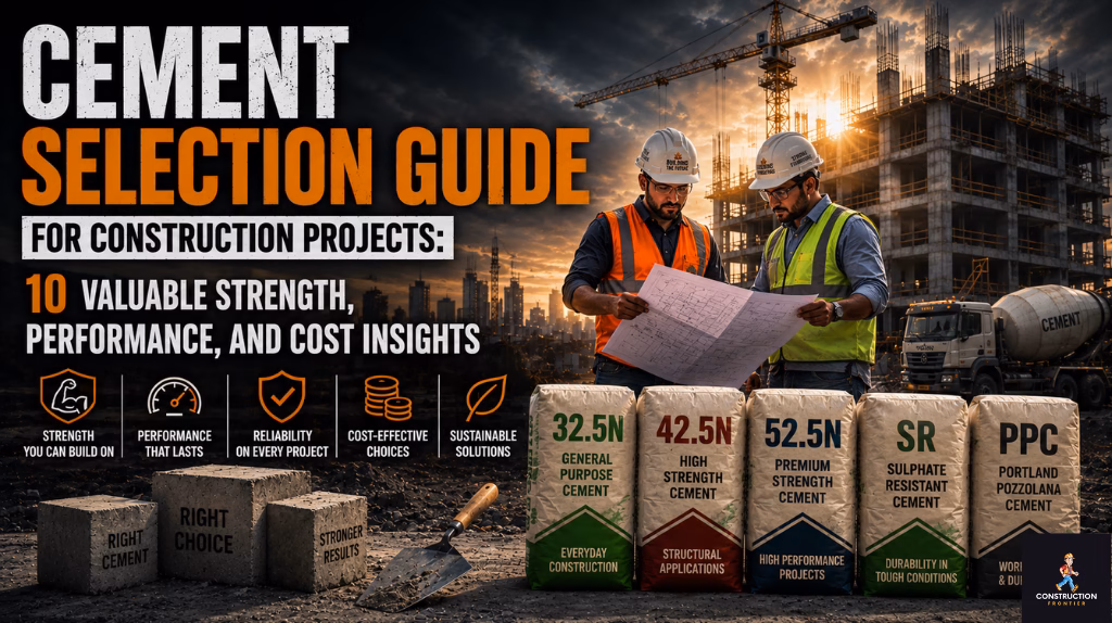 Cement Selection Guide for Construction Projects 10 Valuable Strength, Performance, and Cost Insights