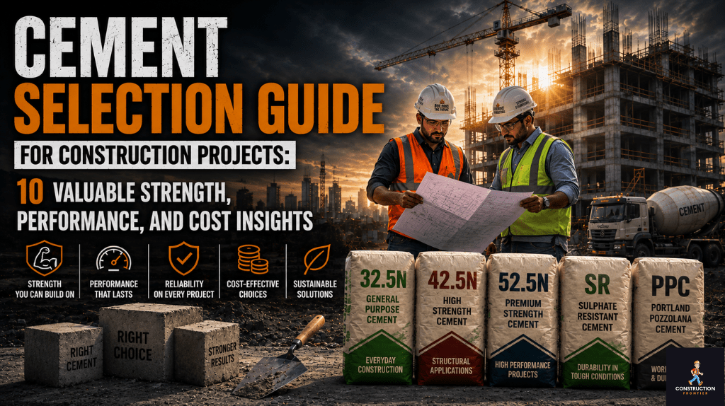 Cement Selection Guide for Construction Projects 10 Valuable Strength, Performance, and Cost Insights