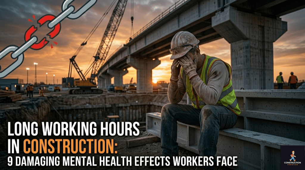 Long Working Hours in Construction: 9 Damaging Mental Health Effects Workers Face