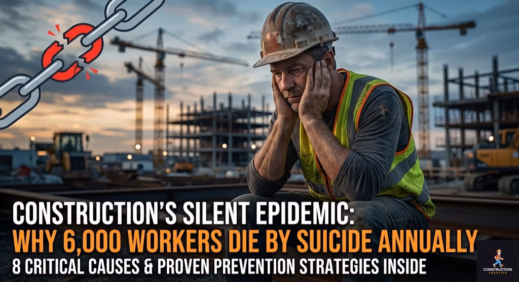 Construction Workers' Suicide Rates 8 Critical Causes and Proven Prevention Strategies
