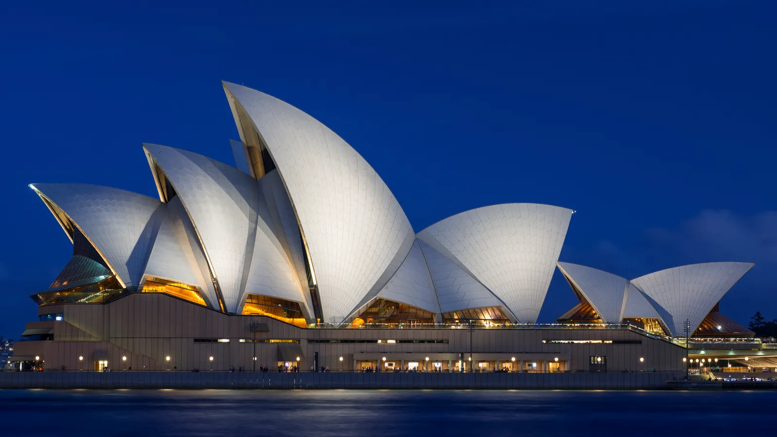 The Sydney Opera House.