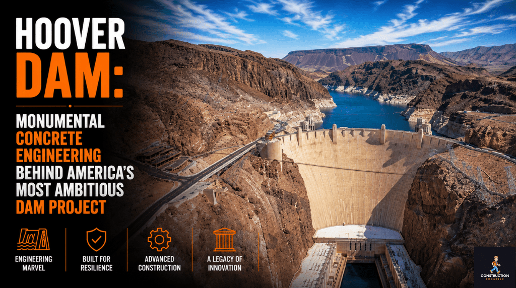 Hoover Dam: Monumental Concrete Engineering Behind America's Most Ambitious Dam Project