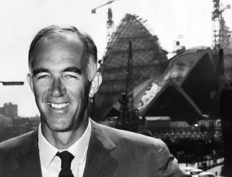 Architect Jørn Utzon (Denmark) the Sydney Opera House designer