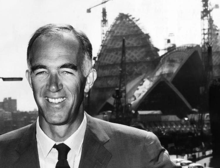 Architect Jørn Utzon (Denmark) the Sydney Opera House designer 