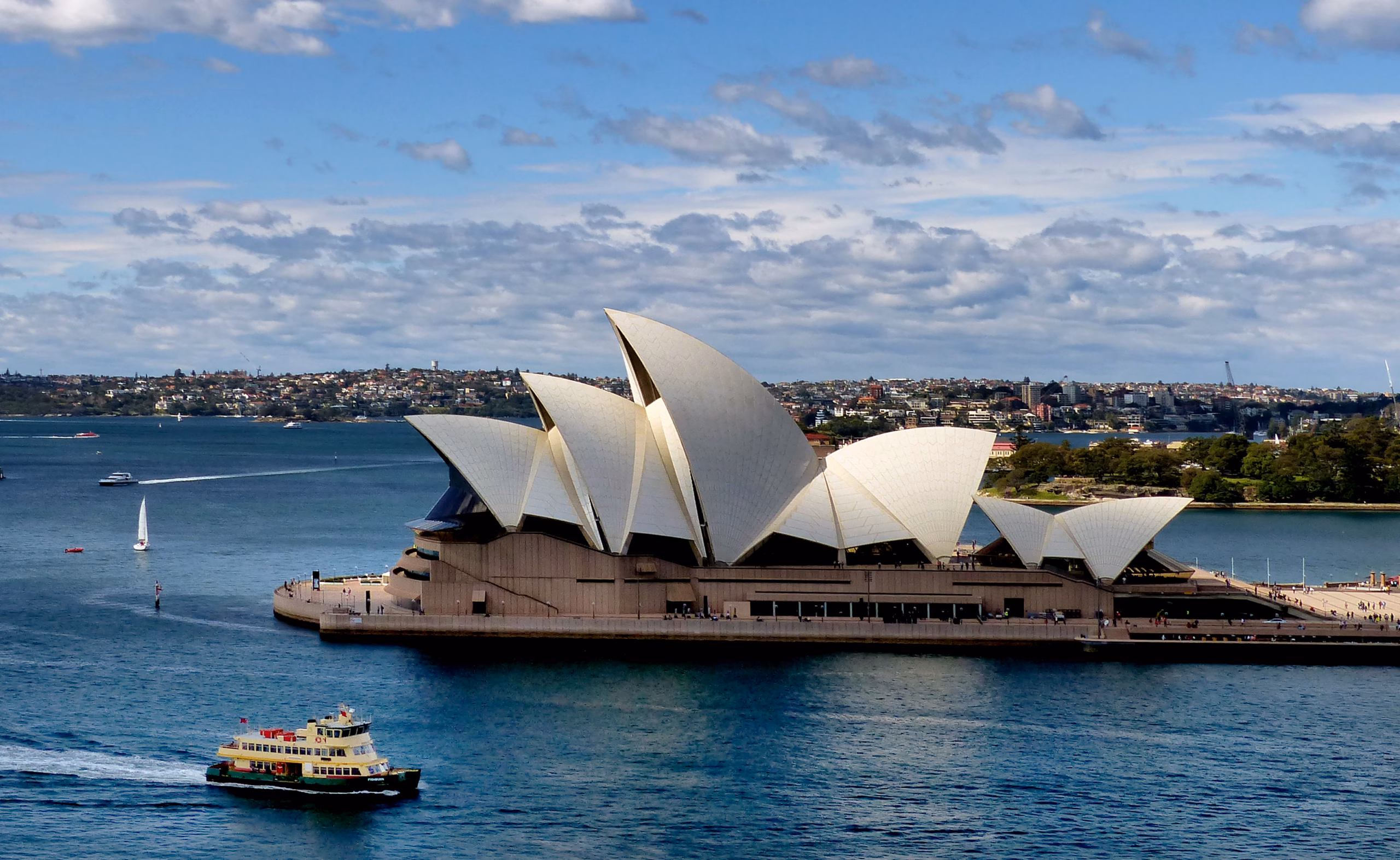 The Sydney Opera House.