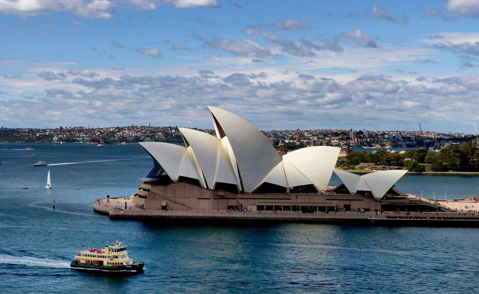 The Sydney Opera House.