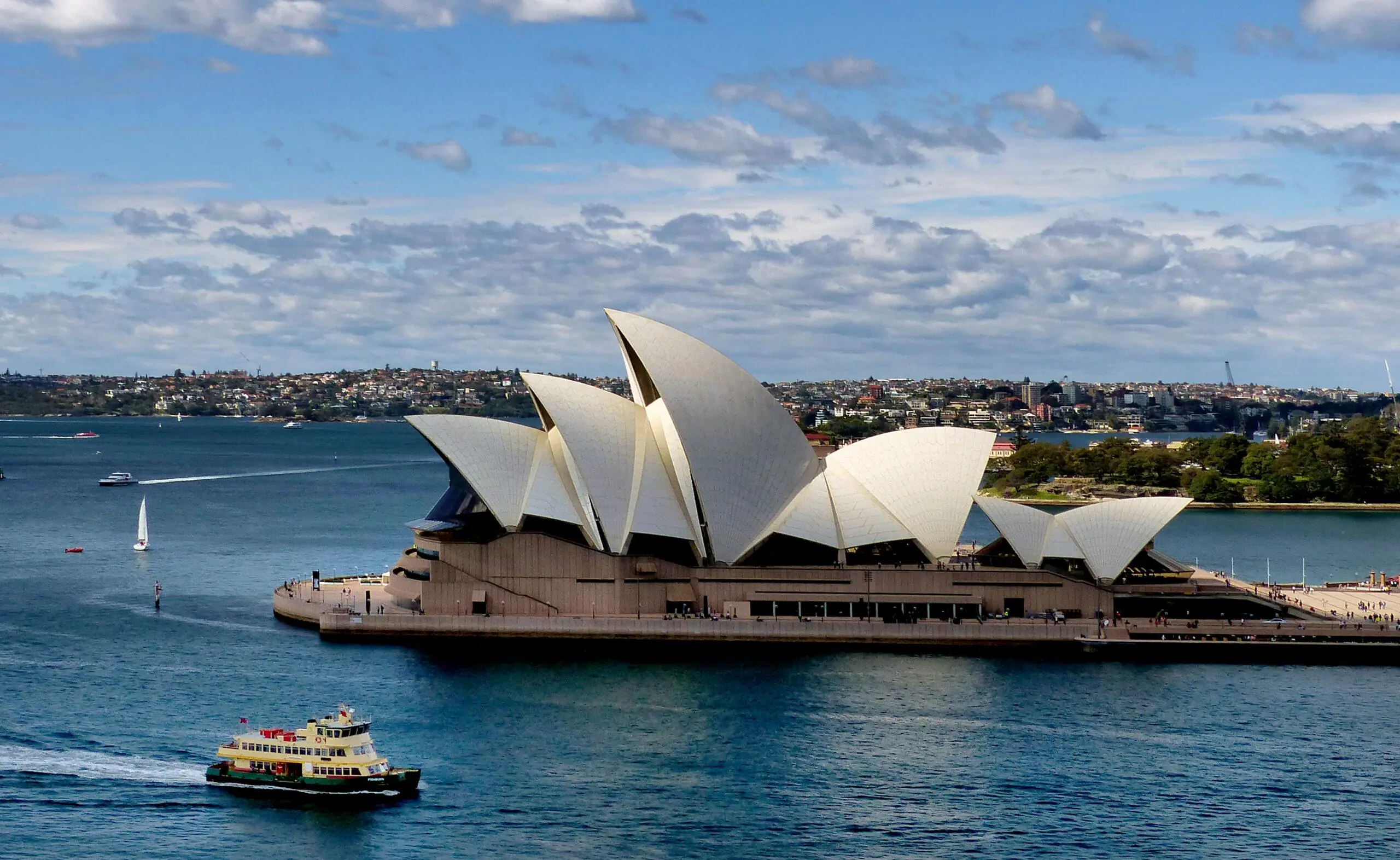 The Sydney Opera House.