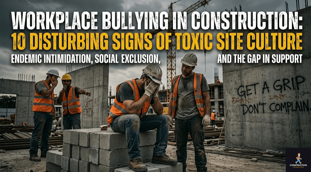 Workplace Bullying in Construction 10 Disturbing Signs of Toxic Site Culture