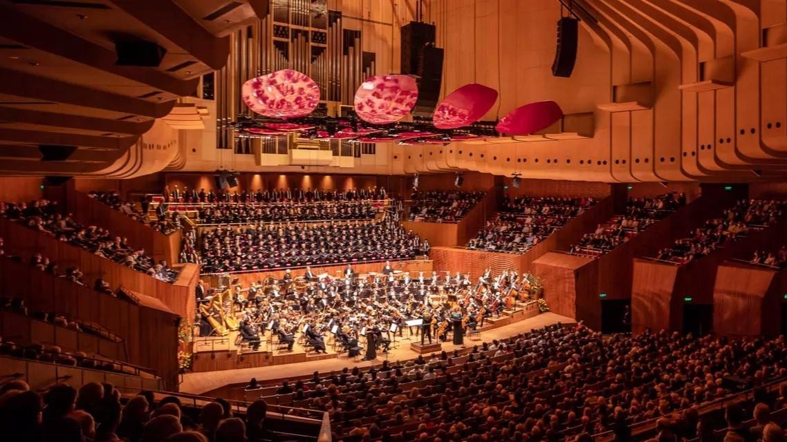 The Sydney Opera House conert hall. 