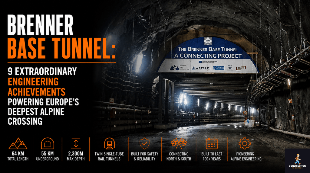 Brenner Base Tunnel: 9 Extraordinary Engineering Achievements Powering Europe’s Deepest Alpine Crossing