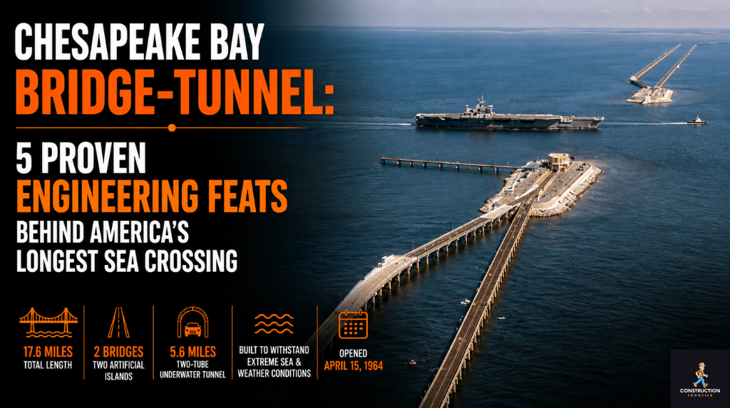 Chesapeake Bay Bridge-Tunnel 5 Proven Engineering Feats Behind America's Longest Sea Crossing