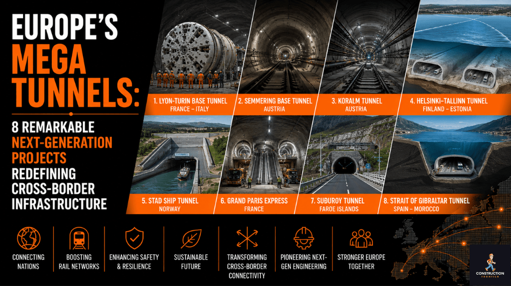 Europe's Mega Tunnels 8 Remarkable Next-Generation Projects Redefining Cross-Border Infrastructure