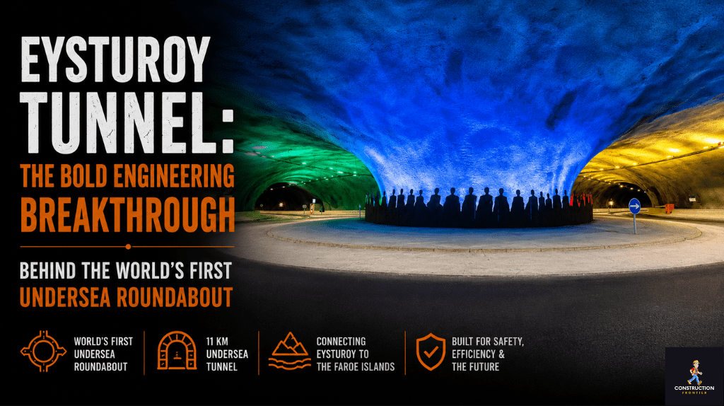 Eysturoy Tunnel The Bold Engineering Breakthrough Behind the World's First Undersea Roundabout 