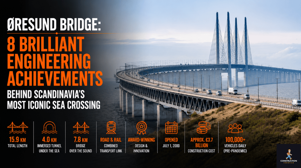 Øresund Bridge: 8 Brilliant Engineering Achievements Behind Scandinavia's Most Iconic Sea Crossing