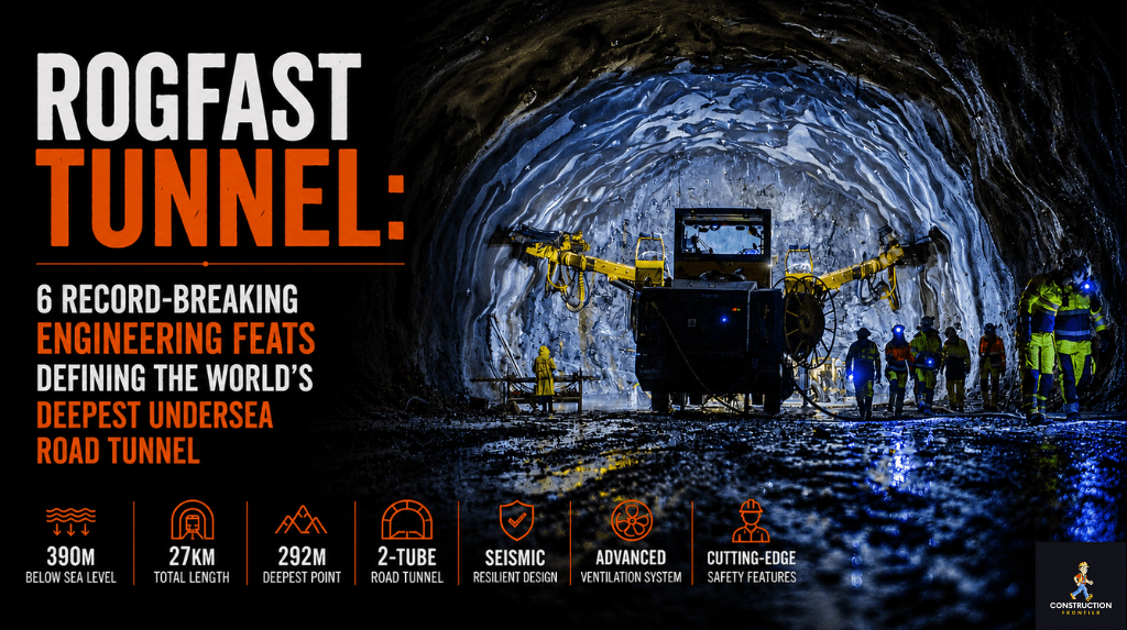 Rogfast Tunnel: 6 Remarkable Engineering Feats Defining the World’s Deepest Undersea Road Tunnel