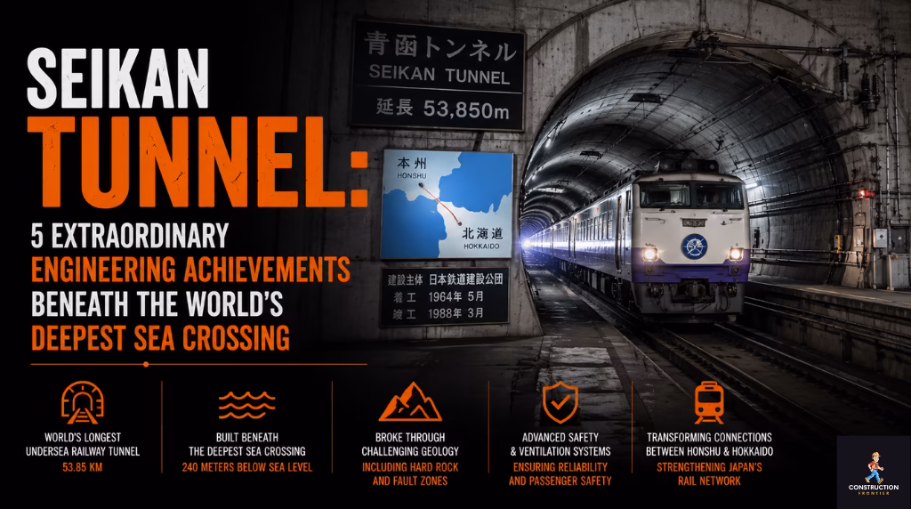 Seikan Tunnel: 5 Extraordinary Engineering Achievements Beneath the World's Deepest Sea Crossing