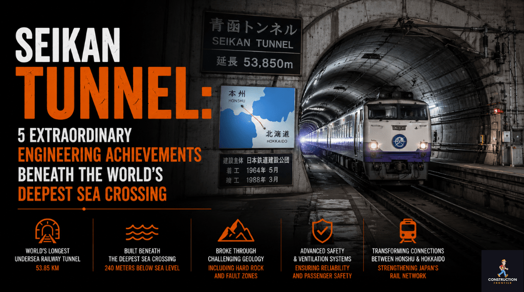 Seikan Tunnel: 5 Extraordinary Engineering Achievements Beneath the World's Deepest Sea Crossing