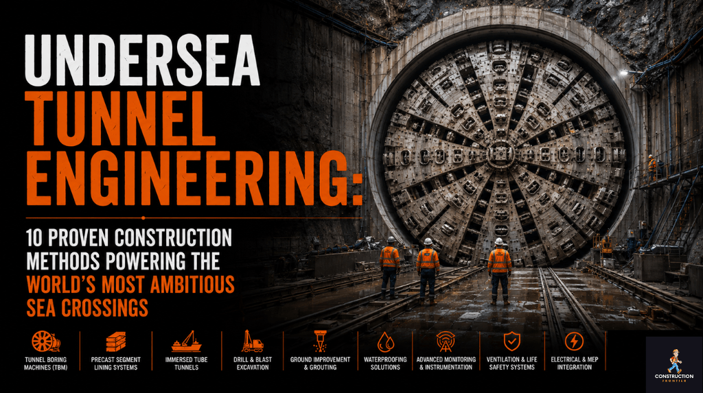 Undersea Tunnel Engineering 10 Proven Construction Methods Powering the World's Most Ambitious Sea Crossings.