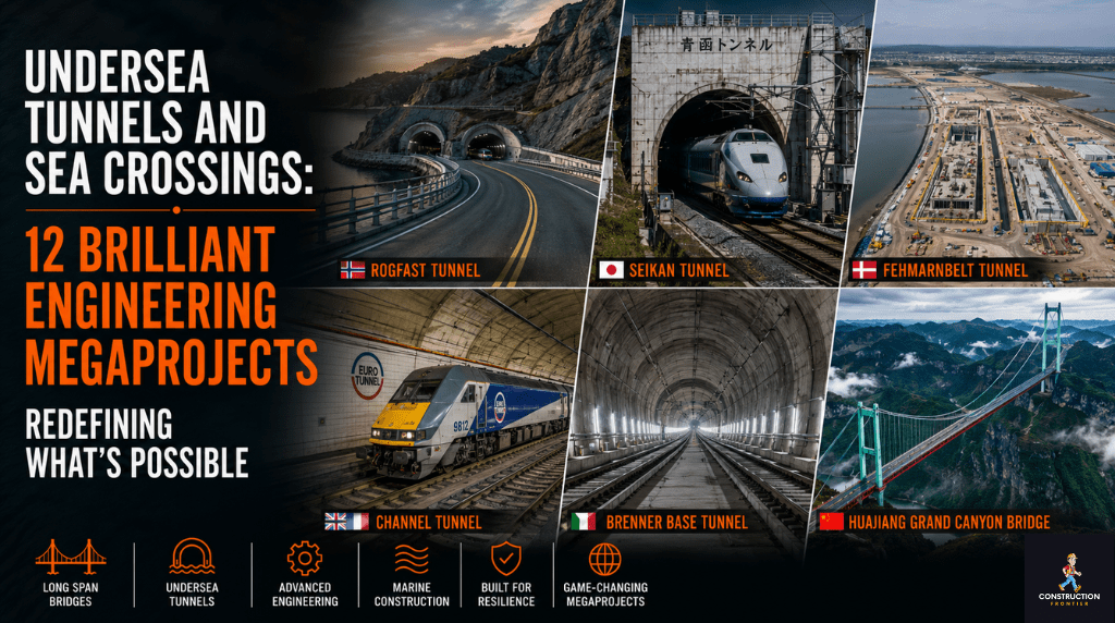 Undersea Tunnels and Sea Crossings 12 Brilliant Engineering Megaprojects Redefining What's Possible