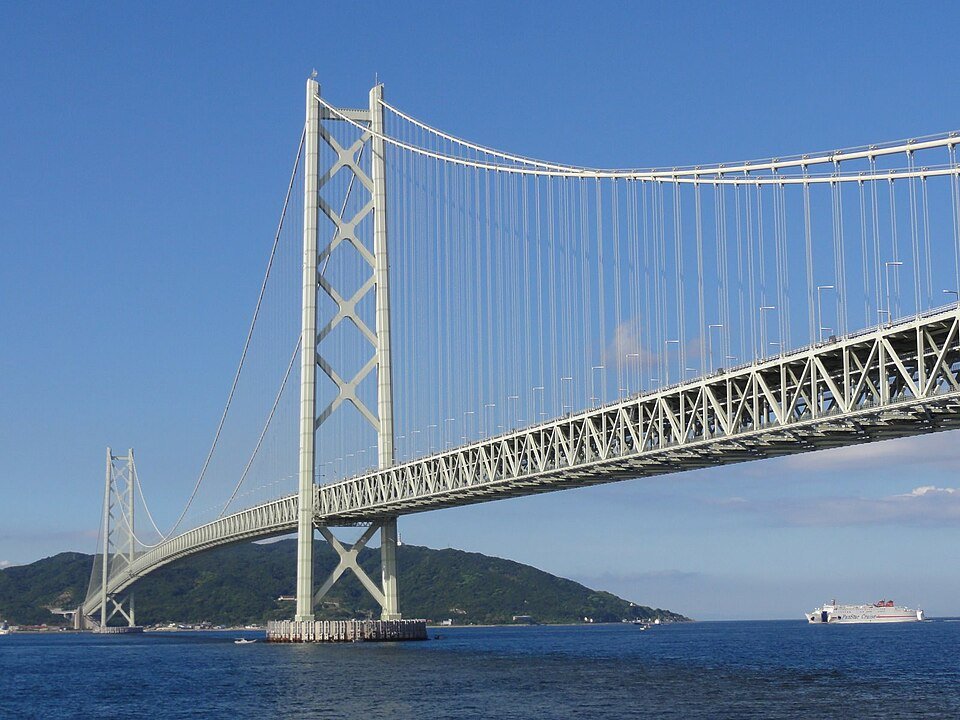 Akashi Kaikyo Bridge, Japan. 
