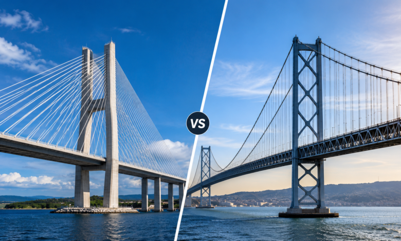 Cable-Stayed vs Suspension Bridges 7 Ultimate Engineering Differences for Optimal Bridge Performance
