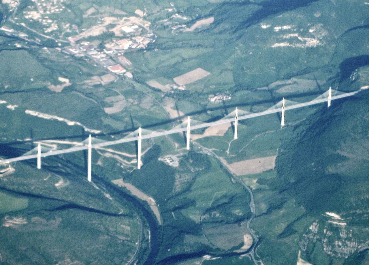 Millau Viaduct, Southern France. 