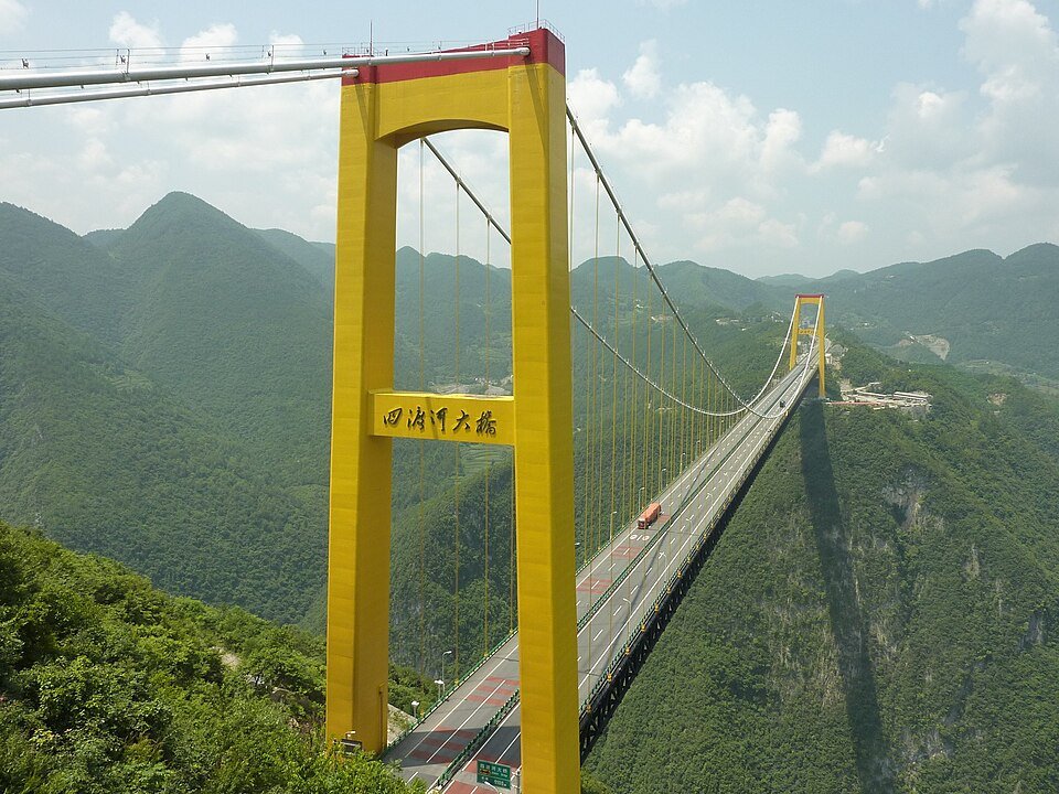 Sidu River Bridge, China. 