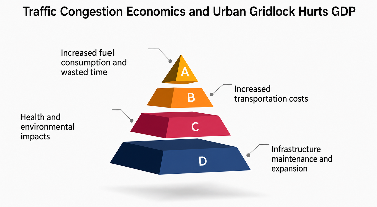 Traffic congestion effects to the GDP.