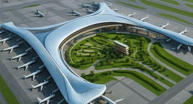Africa's top airport construction design.