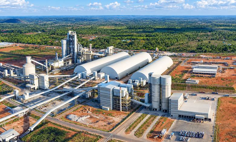 A Dangote Cement plant in Tanzania: The Cement Industry in Africa